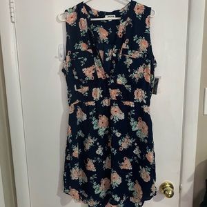 Floral chiffon dress